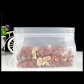 5 pcs Semi-transparent Plastic Fat Bottom Bag for Snacks Wide Bottom Ziplock Pouch